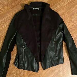 Bagatelle black pleather jacket